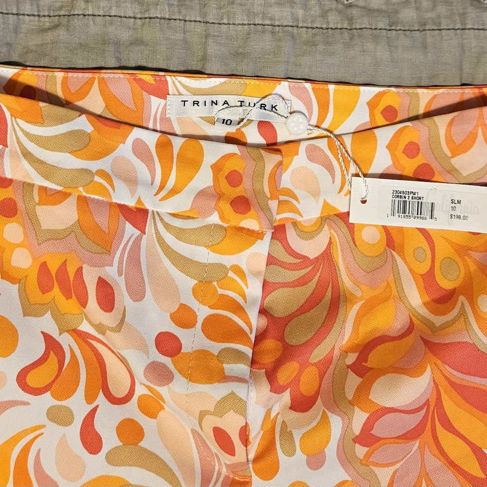 Trina Turk Vibrant Patterned Skirt
